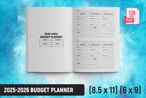 2025-2026 Budget Planner KDP: A Comprehensive Guide for Authors and Publishers