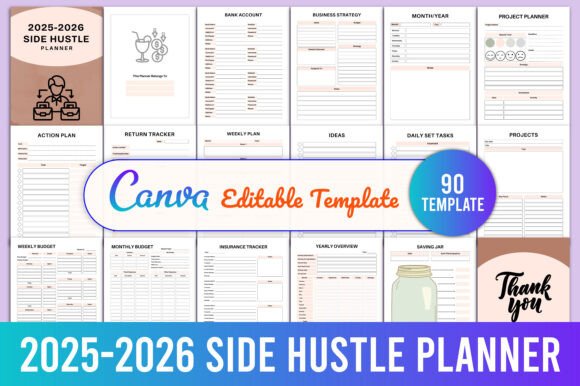 2025-2026 Side Hustle Planner