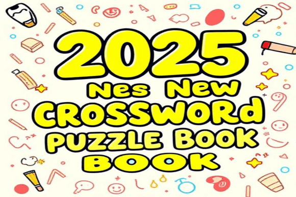 2025 New Crossword Puzzle Book – Fun, Challenging Brain-Boosting