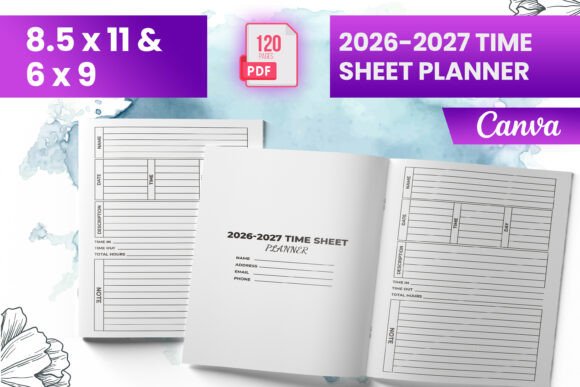 2026-2027 Time Sheet Planner KDP: A Practical Tool for Productivity