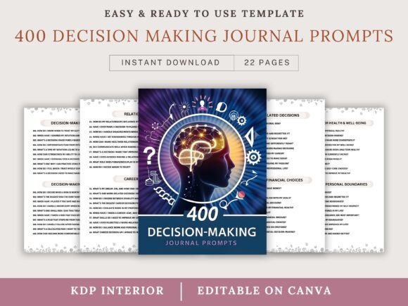 400 Decision Making Journal Prompts for Clarity and Growth