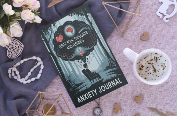 5 Anxiety Journal Cover with Interior: A Safe Space for Mindful Reflection