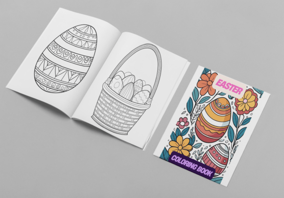 60 Page Easter Coloring Book KDP READY – A Creative Business Opportunity