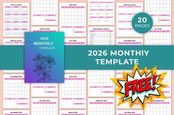 Free 2026 Monthly Canva Templates: A Practical Tool for Modern Productivity