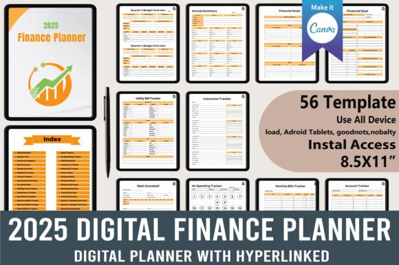 Mastering Financial Planning with the Editable 2025 Digital Finance Planner